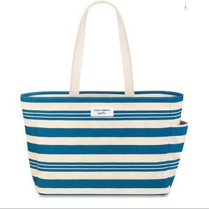 NWT Dolce & Gabbana striped beach tote bag